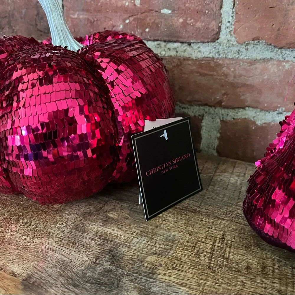 Christian Siriano pink sequins, ghost and pumpkin perfect for Halloween nwt
